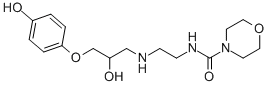 Xamoterol hemifumarate Struktur