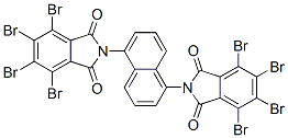 1,5-Bis(tetrabromophthalimide)naphthalene Struktur