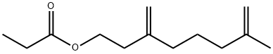 Propanoic acid 3-methylene-7-methyl-7-octenyl ester Struktur