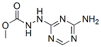 Hydrazinecarboxylic  acid,  2-(4-amino-1,3,5-triazin-2-yl)-,  methyl  ester Struktur