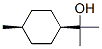 cis-alpha,alpha,4-trimethylcyclohexanemethanol  Struktur