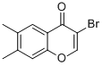 3-BROMO-6,7-DIMETHYLCHROMONE Struktur