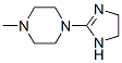 Piperazine, 1-(4,5-dihydro-1H-imidazol-2-yl)-4-methyl- (9CI) Struktur