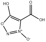 1,2,3-Oxadiazole-4-carboxylic acid, 5-hydroxy-, 3-oxide (9CI) Struktur