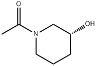 3-Piperidinol,1-acetyl-,(3R)-(9CI) Struktur