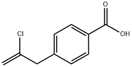 4-(2-CHLORO-ALLYL)-BENZOIC ACID Struktur