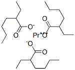 praseodymium tri(2-ethylhexanoate) Struktur