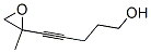4-Pentyn-1-ol, 5-(2-methyloxiranyl)- (9CI) Struktur