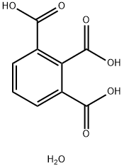 1,2,3-Benzenetricarboxylic acid hydrate Struktur