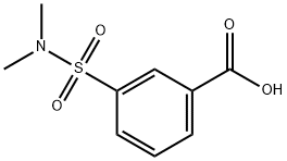 3-DIMETHYLSULFAMOYL-BENZOIC ACID Struktur