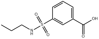 3-PROPYLSULFAMOYL-BENZOIC ACID Struktur