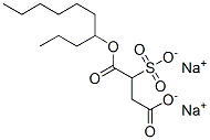 disodium 4-decyl 2-sulphonatosuccinate Struktur