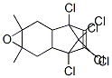 1,2,3,4,9,9-hexachloro-1,4,4a,5,6,7,8,8a-octahydro-6,7-dimethyl-6,7-epoxy-1,4-methanonaphthalene Struktur