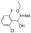 Benzeneethanimidic  acid,  2-chloro-6-fluoro--alpha--hydroxy-,  ethyl  ester  (9CI) Struktur