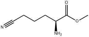 Pentanoic acid, 2-amino-5-cyano-, methyl ester, (2S)- (9CI) Struktur