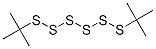 di-tert-butyl hexasulphide Struktur