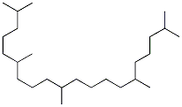 2,6,10,15,19-pentamethyleicosane Struktur