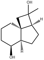 Cyclobut[c]indene-2,5-diol, decahydro-2-methyl-, (2aS,4aR,5S,8aR)- (9CI) Struktur