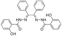 diphenylglyoxal bis(2-hydroxybenzoyl hydrazone) Struktur