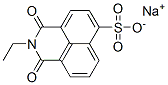 1,3-Dioxo-2-ethyl-2,3-dihydro-1H-benzo[de]isoquinoline-6-sulfonic acid sodium salt Struktur