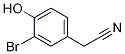 3-BROMO-4-HYDROXYPHENYLACETONITRILE Struktur