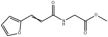 N-(2-FURFURYLIDENEACETYL)GLYCINE METHYL ESTER Struktur