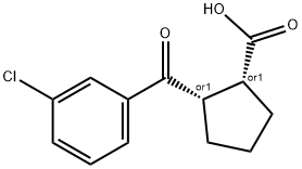 CIS-2-(3-CHLOROBENZOYL)CYCLOPENTANE-1-CARBOXYLIC ACID price.