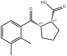 CIS-2-(2,3-DIMETHYLBENZOYL)CYCLOPENTANE-1-CARBOXYLIC ACID Struktur