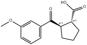 TRANS-2-(3-METHOXYBENZOYL)CYCLOPENTANE-1-CARBOXYLIC ACID price.