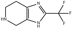 2-(trifluoromethyl)-4,5,6,7-tetrahydro-1H-imidazo[4,5-c]pyridine Structure