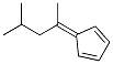 5-(1,3-Dimethylbutylidene)-1,3-cyclopentadiene Struktur