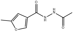 3-Furancarboxylic  acid,  5-methyl-,  2-acetylhydrazide Struktur