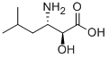 (2S,3S)-3-AMINO-2-HYDROXY-5-METHYL-HEXANOIC ACID Struktur