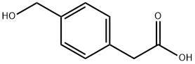 4-(HYDROXYMETHYL)PHENYLACETIC ACID Structure