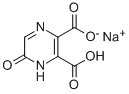 6-OXO-1,6-DIHYDRO-PYRAZINE-2,3-DICARBOXYLIC ACID MONOSODIUM SALT Struktur