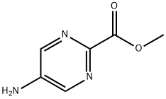 METHYL 5-AMINOPYRIMIDINE-2-CARBOXYLATE Struktur