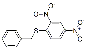 2,4-Dinitro-1-[(phenylmethyl)thio]benzene Struktur