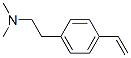 N,N-dimethyl-p-vinylphenethylamine Struktur