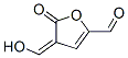 2-Furancarboxaldehyde, 4,5-dihydro-4-(hydroxymethylene)-5-oxo- (9CI) Struktur