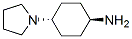 Cyclohexanamine, 4-(1-pyrrolidinyl)-, trans- (9CI) Struktur