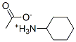 cyclohexylammonium acetate Struktur