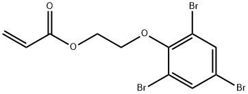 2-(2,4,6-tribromophenoxy)ethyl acrylate Struktur