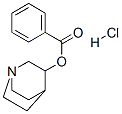 DL-3-BENZOYLOXYQUINUCLIDINE HYDROCHLORIDE Struktur