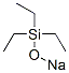 Triethyl(sodiooxy)silane Struktur