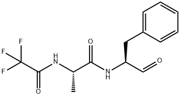 N-trifluoroacetylalanylphenylalaninal Struktur