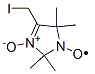 4-iodomethyl-2,2,5,5-tetramethyl-3-imidazoline-3-oxide-1-oxyl Struktur