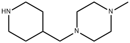 1-Methyl-4-(Piperidin-4-Ylmethyl)Piperazine Struktur