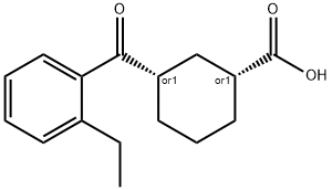 CIS-3-(2-ETHYLBENZOYL)CYCLOHEXANE-1-CARBOXYLIC ACID price.