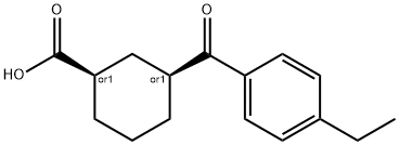 CIS-3-(4-ETHYLBENZOYL)CYCLOHEXANE-1-CARBOXYLIC ACID price.