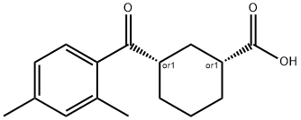 CIS-3-(2,4-DIMETHYLBENZOYL)CYCLOHEXANE-1-CARBOXYLIC ACID price.